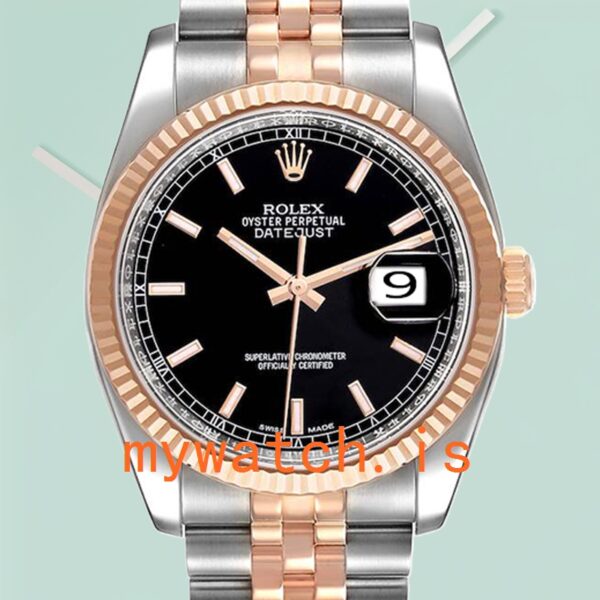 Rolex Datejust Men's 116231 36mm Automatic Black Dial