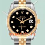 Rolex Datejust 116233BKDJ 36mm Men's Stainless Steel