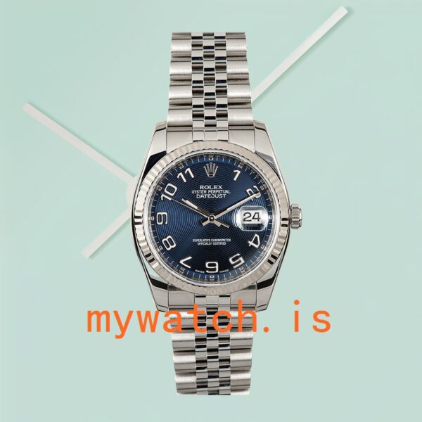 Rolex Datejust Men's 116234BLCAJ 36mm Stainless Steel - Image 2