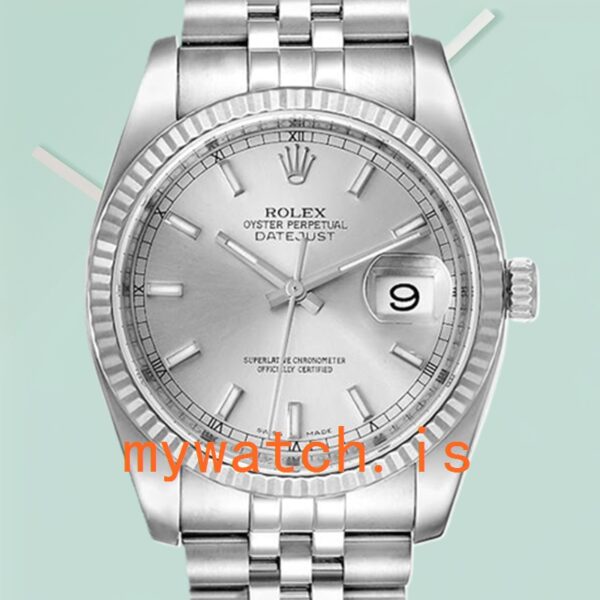 Rolex Datejust 116234SSJ Men's 36mm Silver-tone Automatic