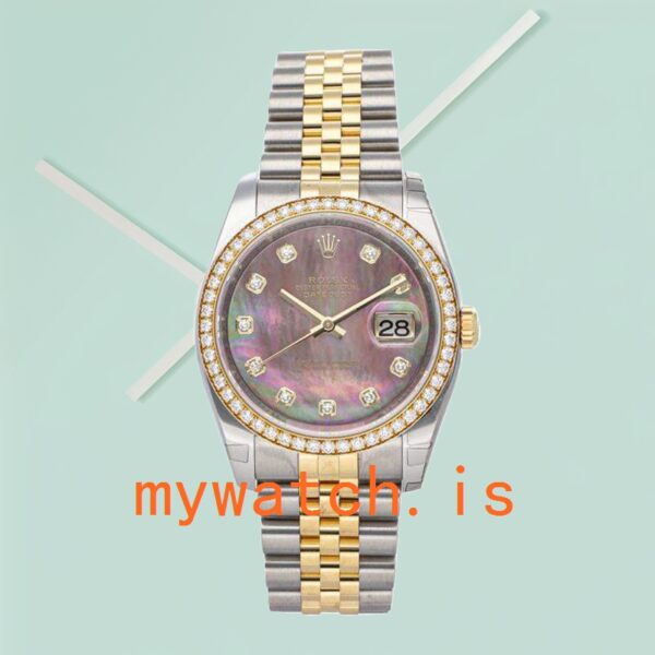 Rolex Datejust 36mm 116243BKMDJ Men's Mother of Pearl - Image 2