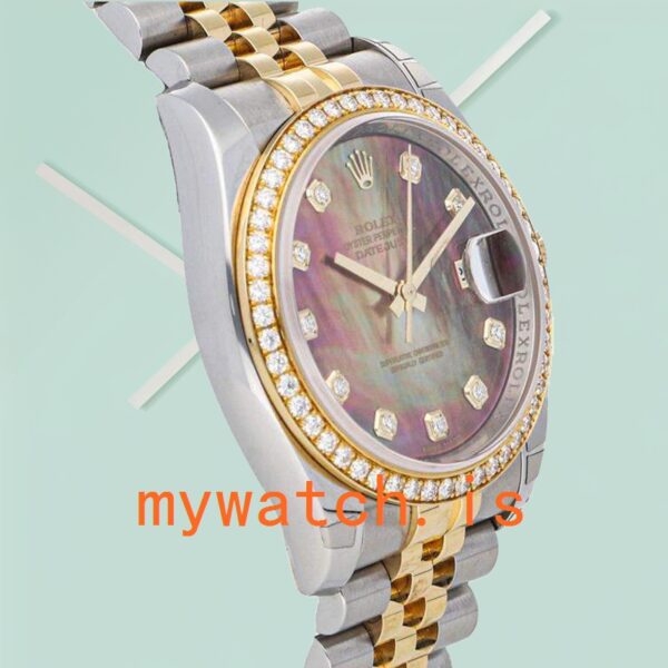 Rolex Datejust 36mm 116243BKMDJ Men's Mother of Pearl - Image 3