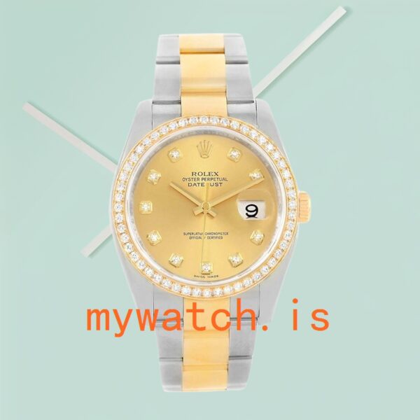 Rolex Datejust 36mm Men's 116243CDO Oyster Bracelet - Image 2