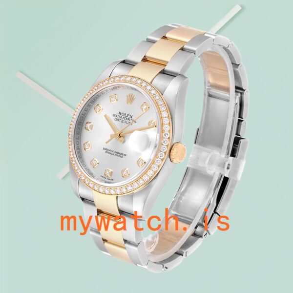 Rolex Datejust 116243SDO 36mm Men's Automatic Silver Dial - Image 3
