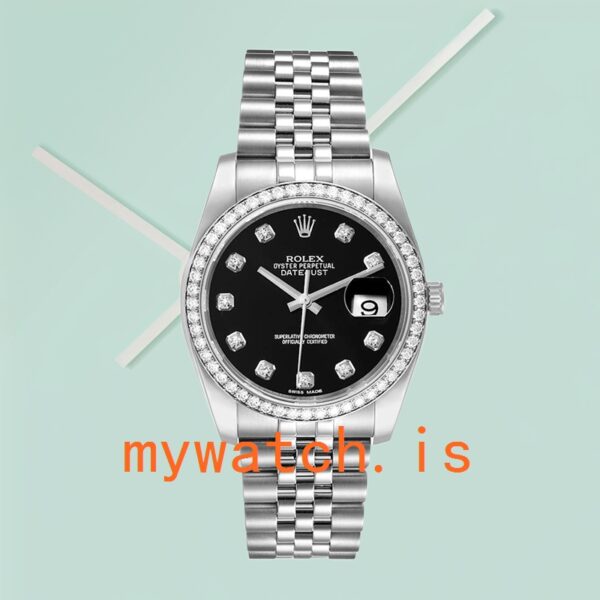 Rolex Datejust 36mm 116244BKDJ Men's Black Dial - Image 2