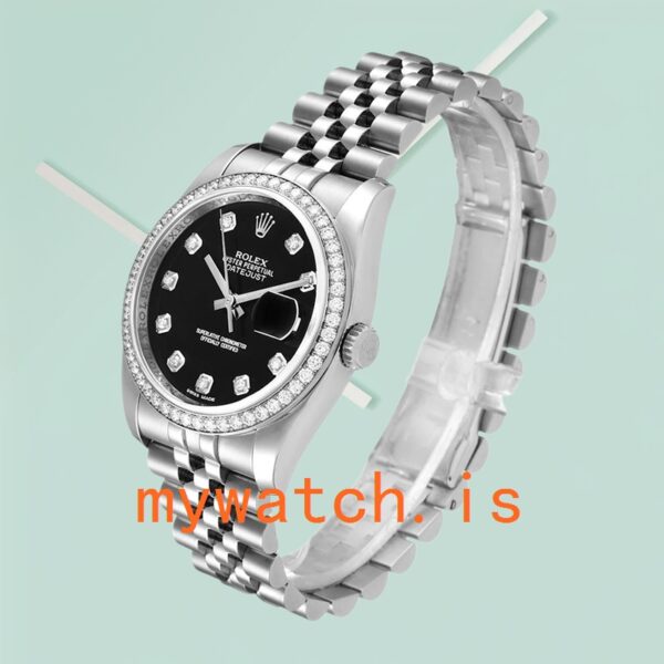 Rolex Datejust 36mm 116244BKDJ Men's Black Dial - Image 3