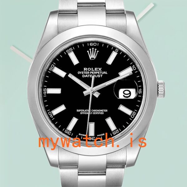 Rolex Datejust Men's 41mm 116300BKSO Stainless Steel Black Dial