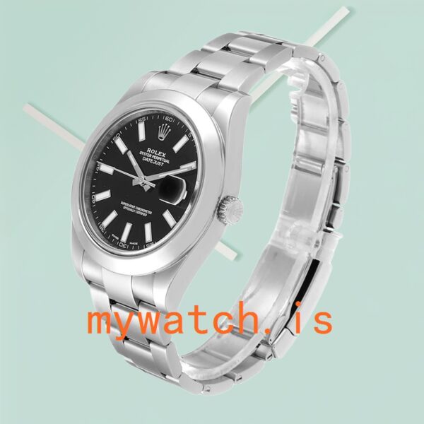 Rolex Datejust Men's 41mm 116300BKSO Stainless Steel Black Dial - Image 3