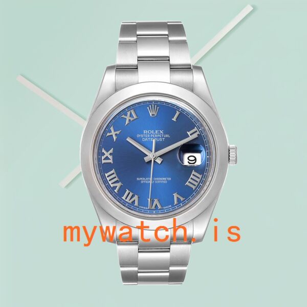 Rolex Datejust Men's 116300-72210 41mm Stainless Steel Blue Dial - Image 2