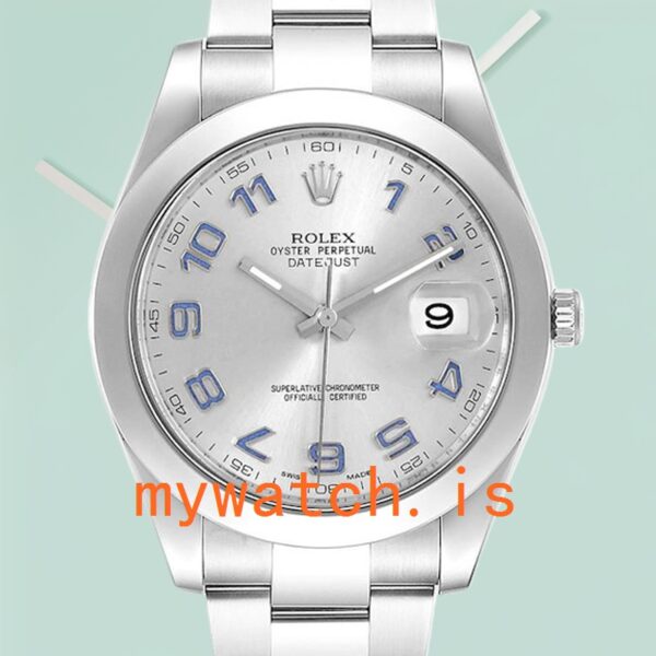 Rolex Datejust 41mm Men's 116300 Blue Dial Silver-tone