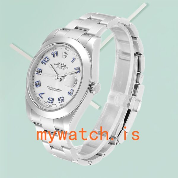 Rolex Datejust 41mm Men's 116300 Blue Dial Silver-tone - Image 3