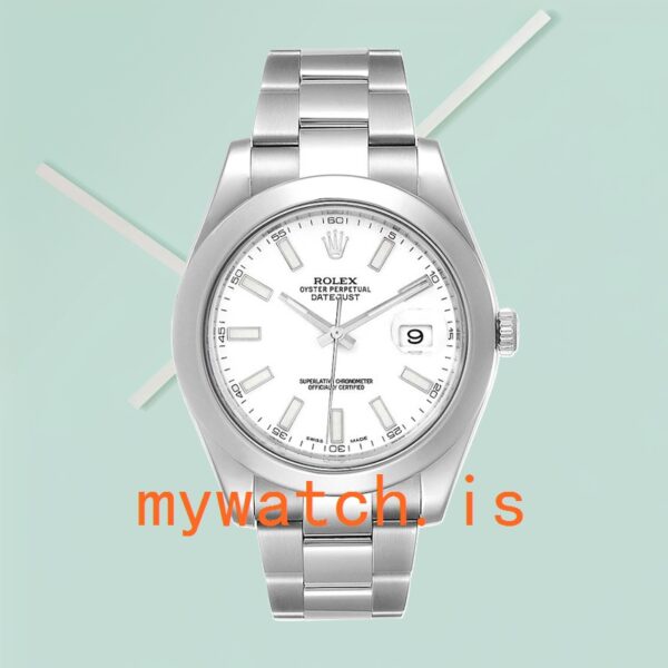 Rolex Datejust Men's 41mm 116300WSO Silver-tone Stainless Steel - Image 2