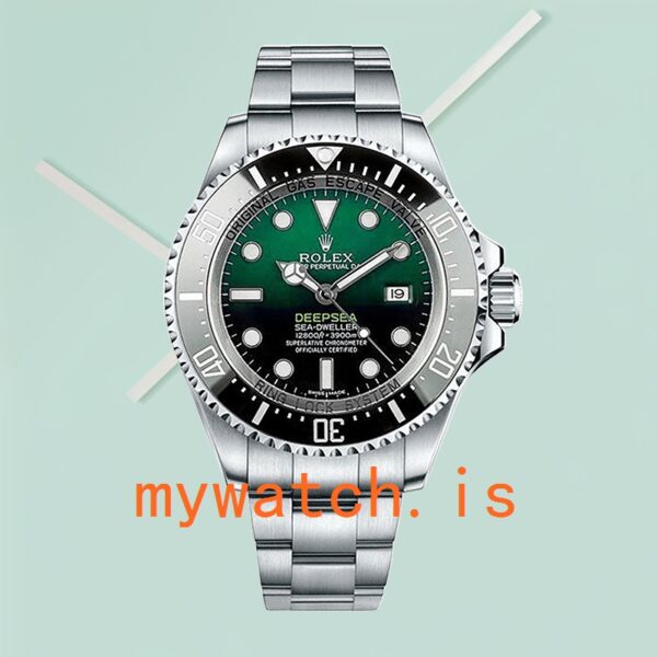 Rolex Deepsea Men's 44mm 116660 Green Dial Oyster Bracelet - Image 2