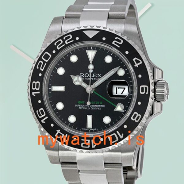 Rolex Gmt Master Ii 40mm 116710LN Men's Black Dial