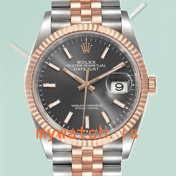 Rolex Datejust 36mm Men's m126231-0013 Automatic Grey Dial