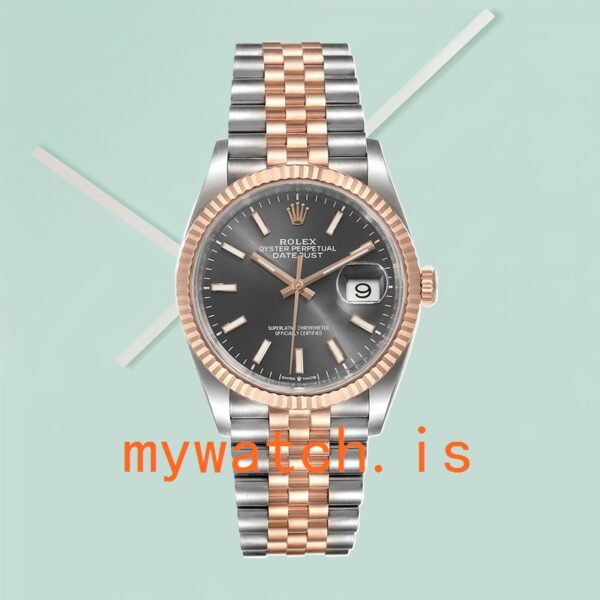 Rolex Datejust 36mm Men's m126231-0013 Automatic Grey Dial - Image 2