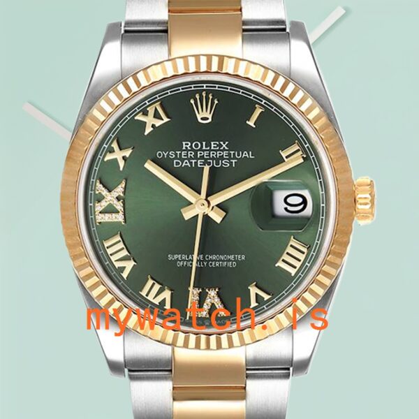 Rolex Datejust m126233-0026 36mm Men's Silver-tone Automatic