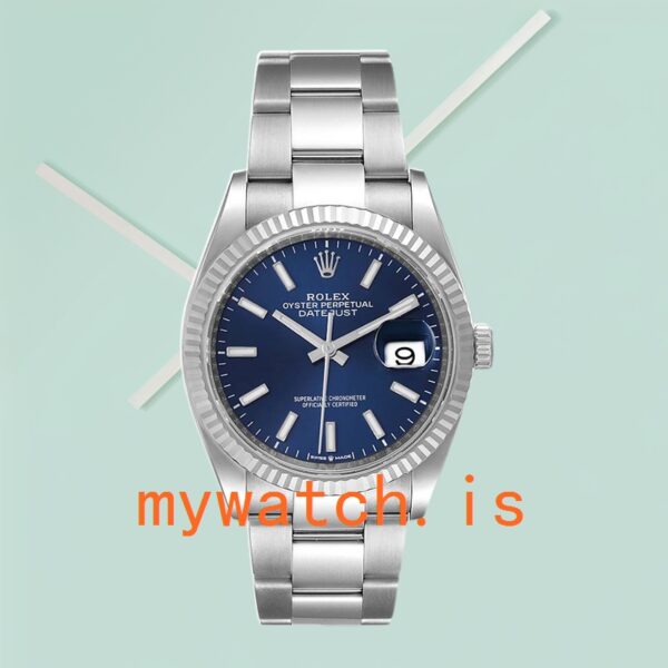 Rolex Datejust 126234BLSO Men's 36mm Blue Dial - Image 2