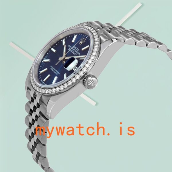 Rolex Datejust m126284rbr-0009 36mm Ladies Silver-tone - Image 3