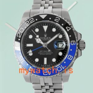 Rolex Gmt Master Ii Men's 40mm m126710blnr-0002 Black Dial Stainless Steel