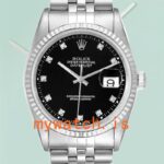 Rolex Datejust 36mm 16234BKDJ Men's Silver-tone
