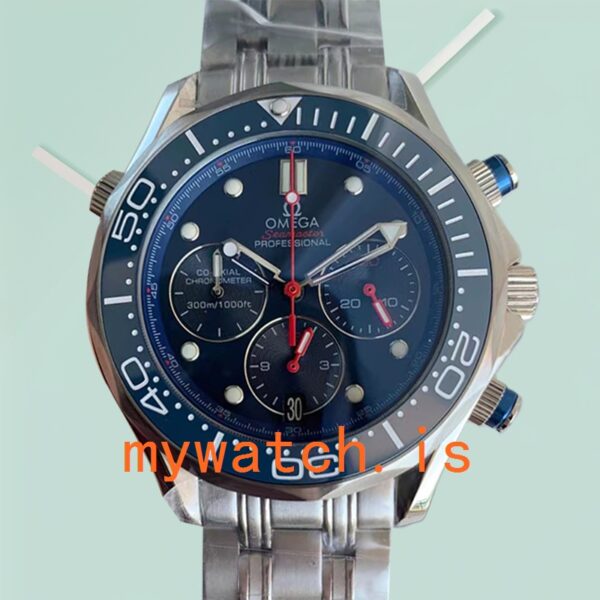 Omega Seamaster 212.30.42.50.03.001 42mm Men Ceramics Bezel Japanese Quartz