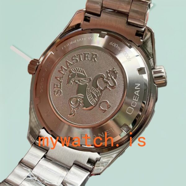 Omega Seamaster Men 215.90.44.21.99.001 44 mm Sandblasted Titanium Dial Bracelet - Image 2