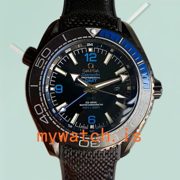 Omega Seamaster Men 215.92.46.22.01.002 44mm Ceramics Bezel Strap