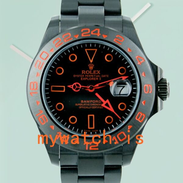 Rolex Explorer Men's 42mm m216570-0001 Oyster Bracelet Black-tone