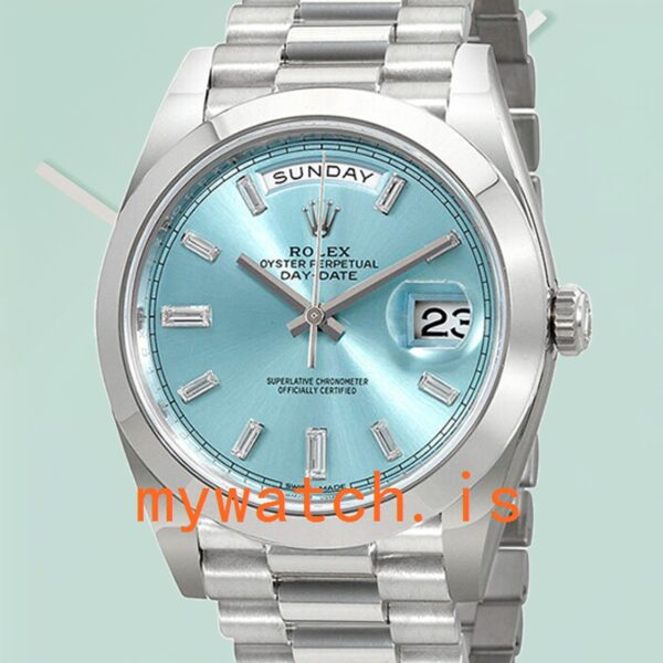 Rolex Day-Date 228206 Men's 40mm Stainless Steel President Bracelet