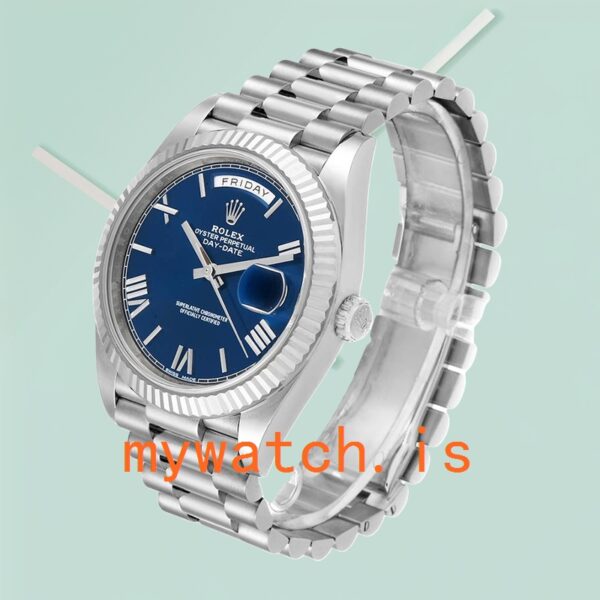 Rolex Day-Date Men's 40mm m228239-0007 Blue Dial - Image 3