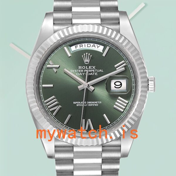 Rolex Day-Date 40mm Men's m228239-0033 Stainless Steel Silver-tone