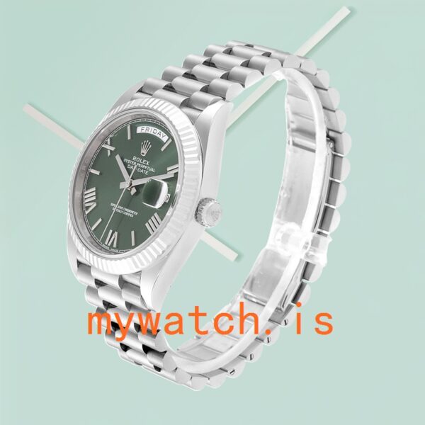 Rolex Day-Date 40mm Men's m228239-0033 Stainless Steel Silver-tone - Image 3