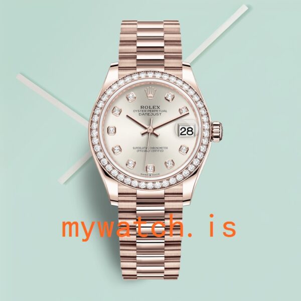 Rolex Datejust 31mm Ladies m278285rbr-0030 Silver Dial Automatic - Image 2