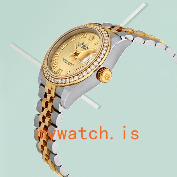 Rolex Datejust m279383rbr-0009 Ladies 28mm Champagne Dial Automatic - Image 3