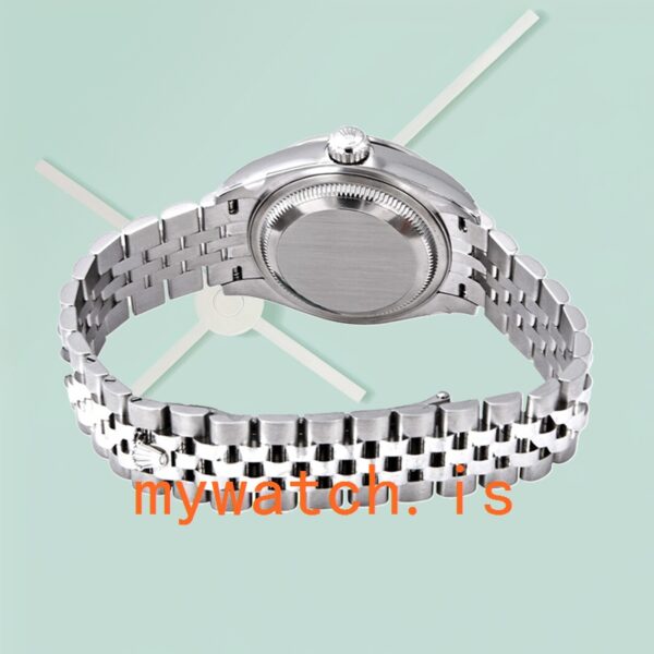 Rolex Datejust m279384rbr-0011 Ladies 28mm Mother of Pearl Dial Diamond Bezel - Image 4
