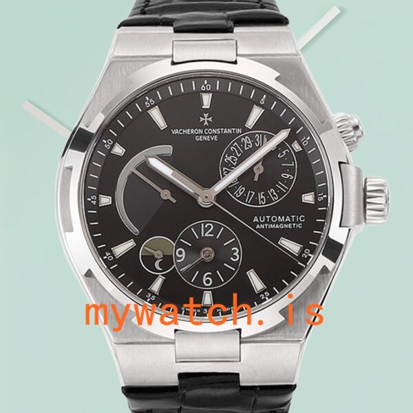 Vacheron Constantin Overseas 41mm 47450/000W-9511 Men's Black Dial