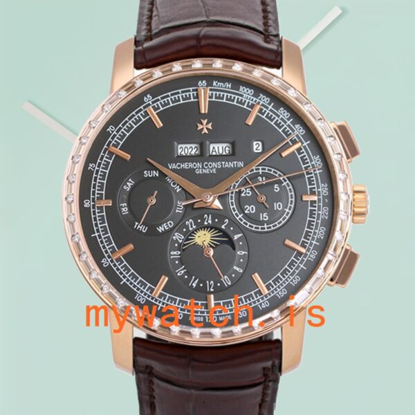 Vacheron Constantin Traditionnelle 41mm 5000T000R-B304 Men's Leather Strap