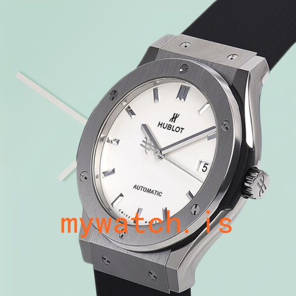 Hublot Classic Fusion 43mm/42mm/45mm 511.NX.2611.RX Men's White Dial Silver-tone - Image 3