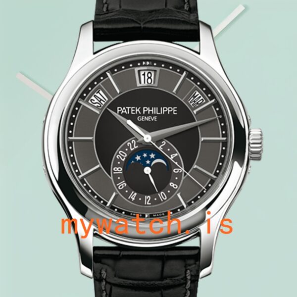 Patek Philippe Complications Men 40mm 5205G-010 Silver-tone