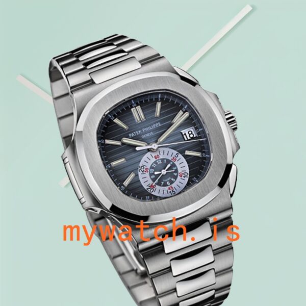 Patek Philippe Nautilus Men's 5980/1A-001 40mm Blue Dial - Image 3