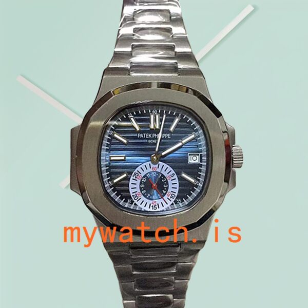 Patek Philippe Nautilus Men's 5980/1A-001 40mm Blue Dial - Image 5