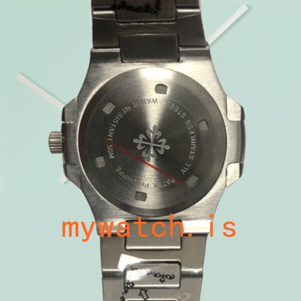 Patek Philippe Nautilus 32mm Ladies 7118/1200A-011 Silver-tone Diamond Bezel - Image 4