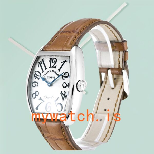 Franck Muller Cintrée Curvex 28mm 7502QZ-1 Unisex Stainless Steel - Image 3