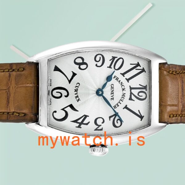 Franck Muller Cintrée Curvex 28mm 7502QZ-1 Unisex Stainless Steel - Image 4