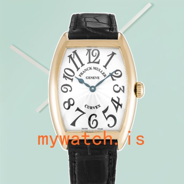 Franck Muller Cintrée Curvex 30mm 7502QZ Men's Rose Gold-tone Stainless Steel - Image 2