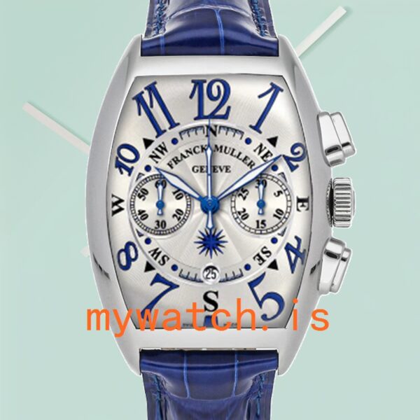 Franck Muller Mariner 40mm 8080 CC AT MAR Men's Silver Dial Quartz