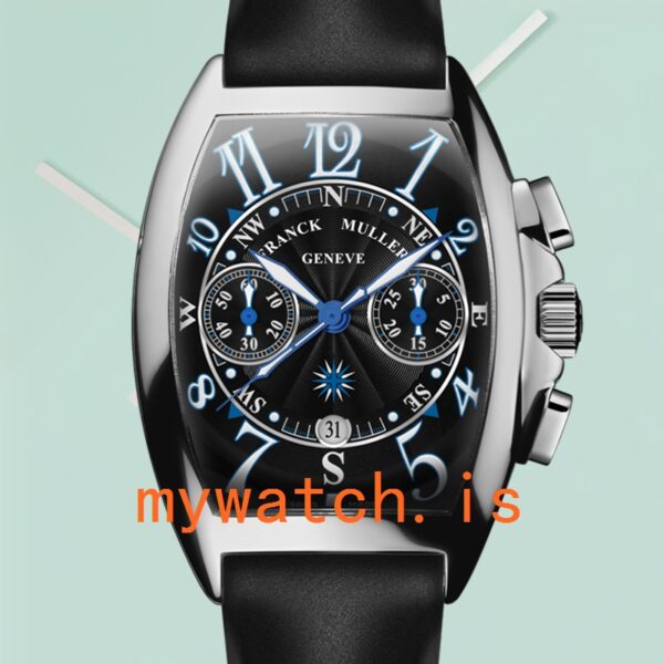 Franck Muller Mariner Men's 8080 CC AT MAR-2 40mm Silver-tone