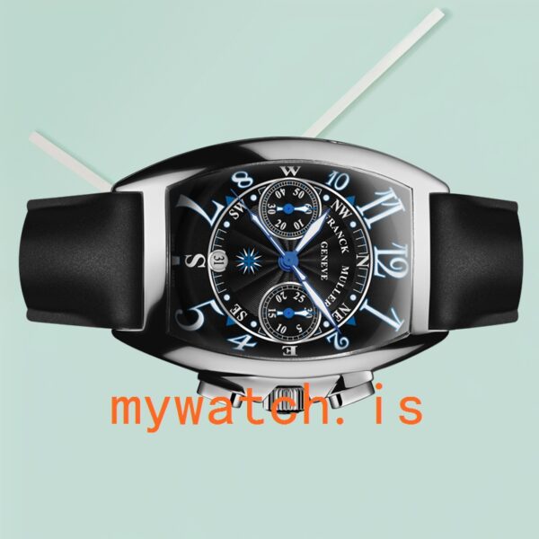 Franck Muller Mariner Men's 8080 CC AT MAR-2 40mm Silver-tone - Image 3