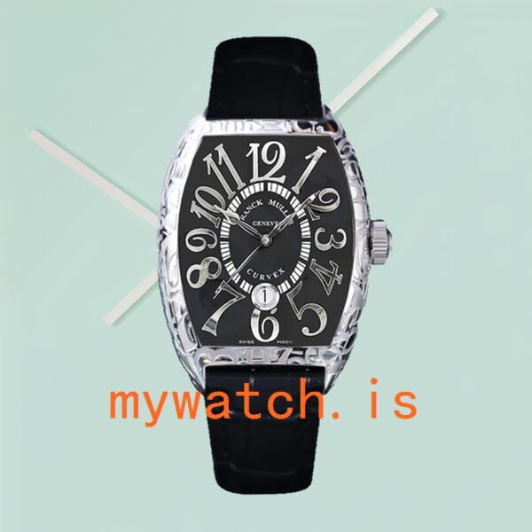 Franck Muller Cintrée Curvex Unisex 8880 CC AT-2 40mm Silver-tone - Image 2